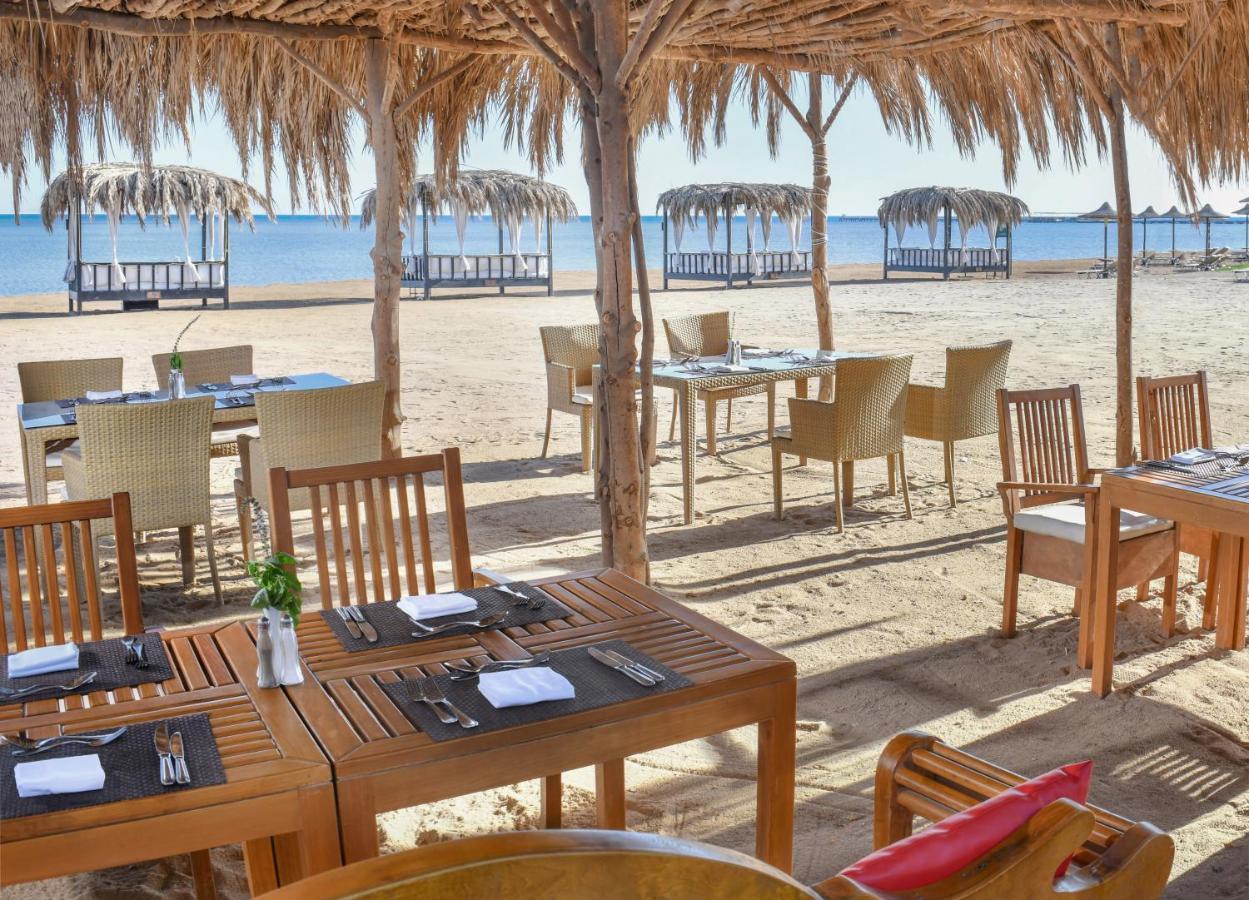 Jaz Aquamarine Hotel Hurghada Exterior foto Beach restaurant