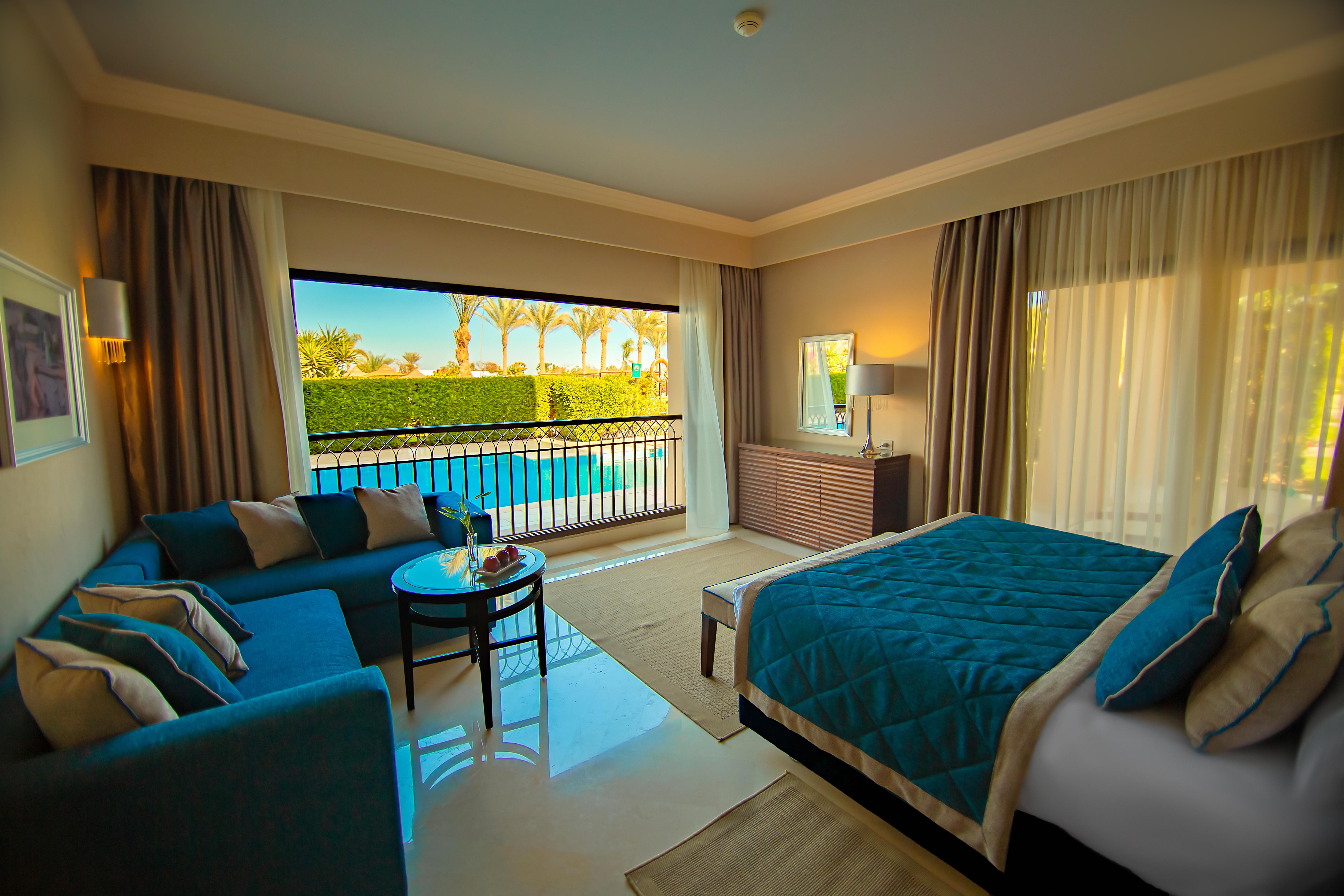 Jaz Aquamarine Hotel Hurghada Exterior foto A room at the Hilton Sharm El Sheikh