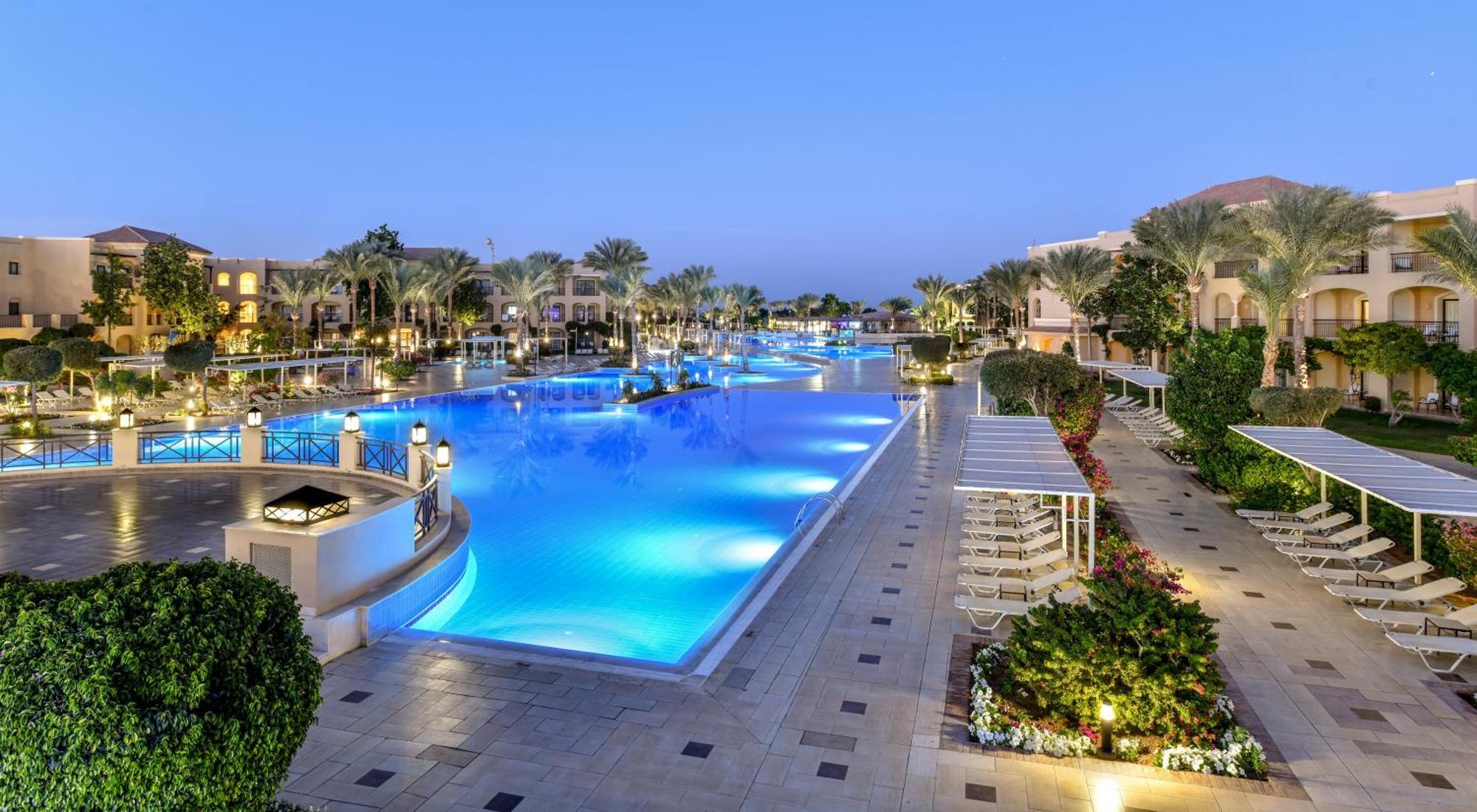 Jaz Aquamarine Hotel Hurghada Exterior foto Hilton Sharm El Sheikh Resort